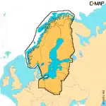 Mapa EN-T-055-D-MS - DISCOVER X Sweden, Finland Baltic Sea