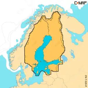 Mapa  C-Map EN-T-326-R-MS - REVEAL X Finlandia i Morze Bałtyckie 