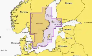 Mapa NAVIONICS Szwecja Północny Bałtyk NAEU079R